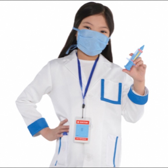 DOCTOR KIT 8PC COSTUME SIZE CHILD SMALL (4-6) 🌟NWT🌟 - Picture 3 of 9